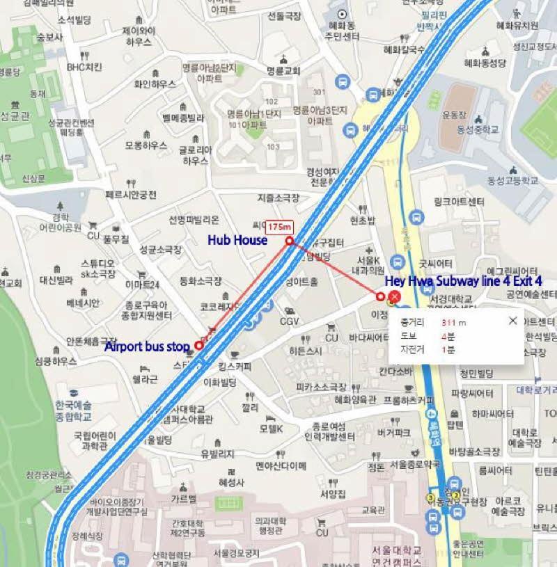 Hub House Livingtel Hostel Seoul Bagian luar foto